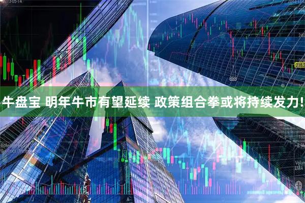 牛盘宝 明年牛市有望延续 政策组合拳或将持续发力!